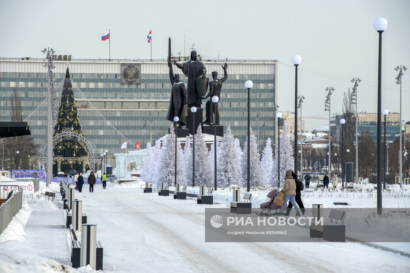 Новогодняя ярмарка в Перми