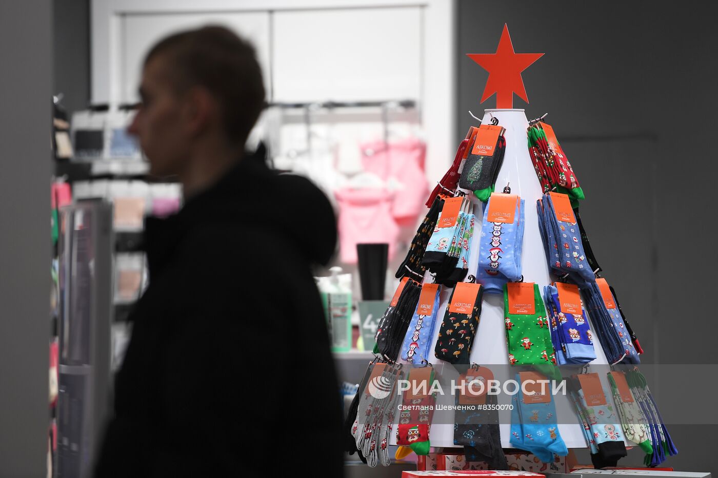 Предновогодняя торговля в Москве