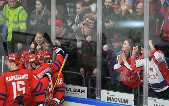 Хоккей. КХЛ. Матч ЦСКА - "Локомотив"