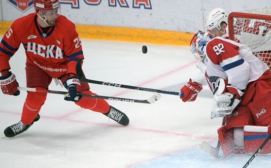 Хоккей. КХЛ. Матч ЦСКА - "Локомотив"