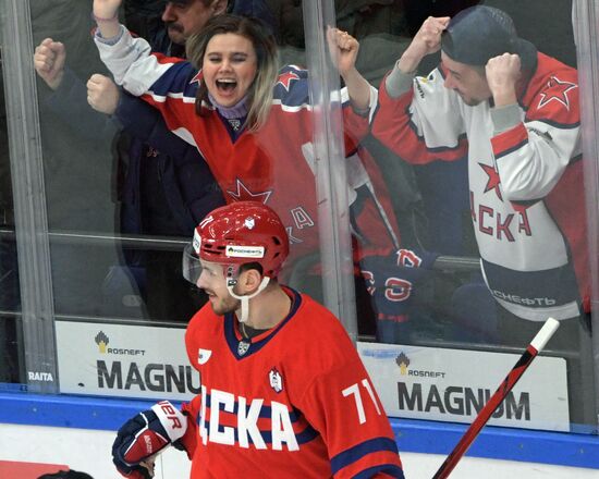 Хоккей. КХЛ. Матч ЦСКА - "Локомотив"