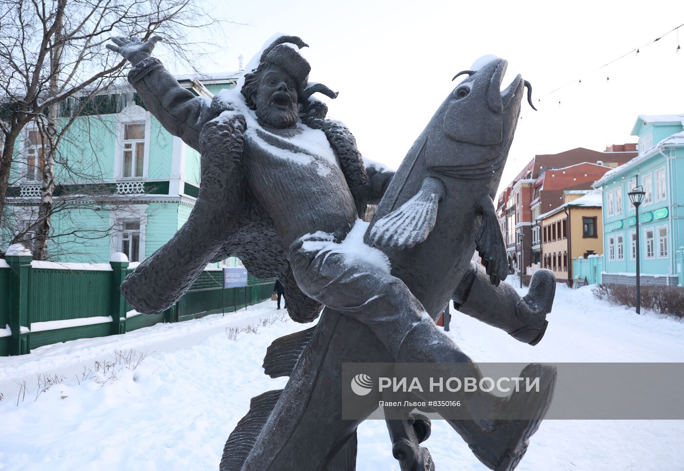 Зима в Архангельске