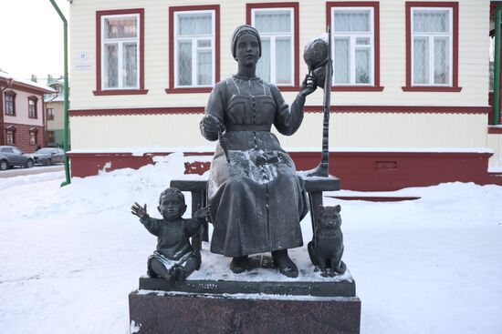 Зима в Архангельске
