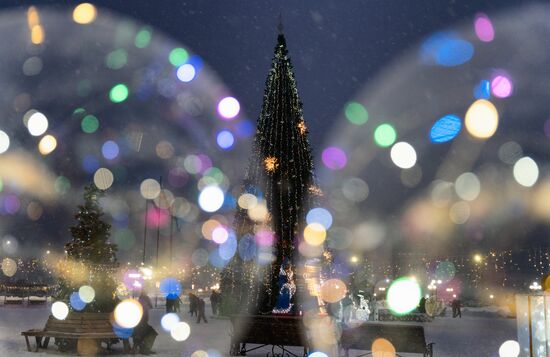 Празднование Нового года в регионах России