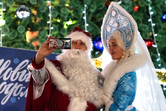 Празднование Нового года в регионах России