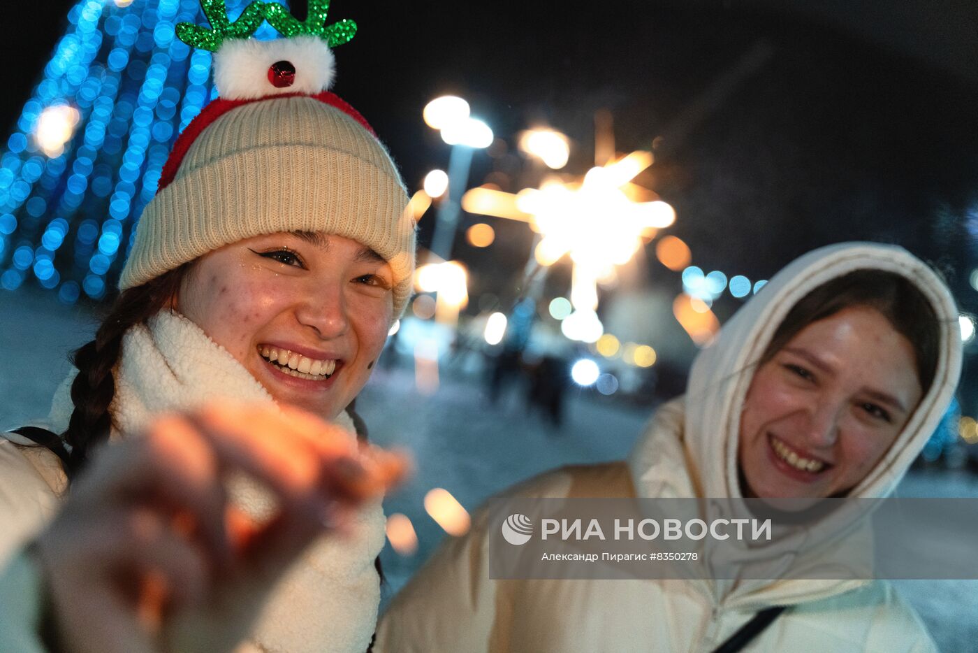 Празднование Нового года в регионах России