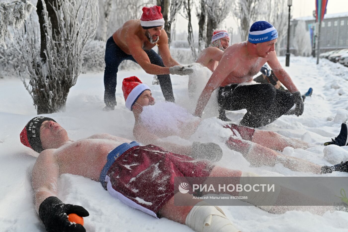 Новогодний забег в Омске