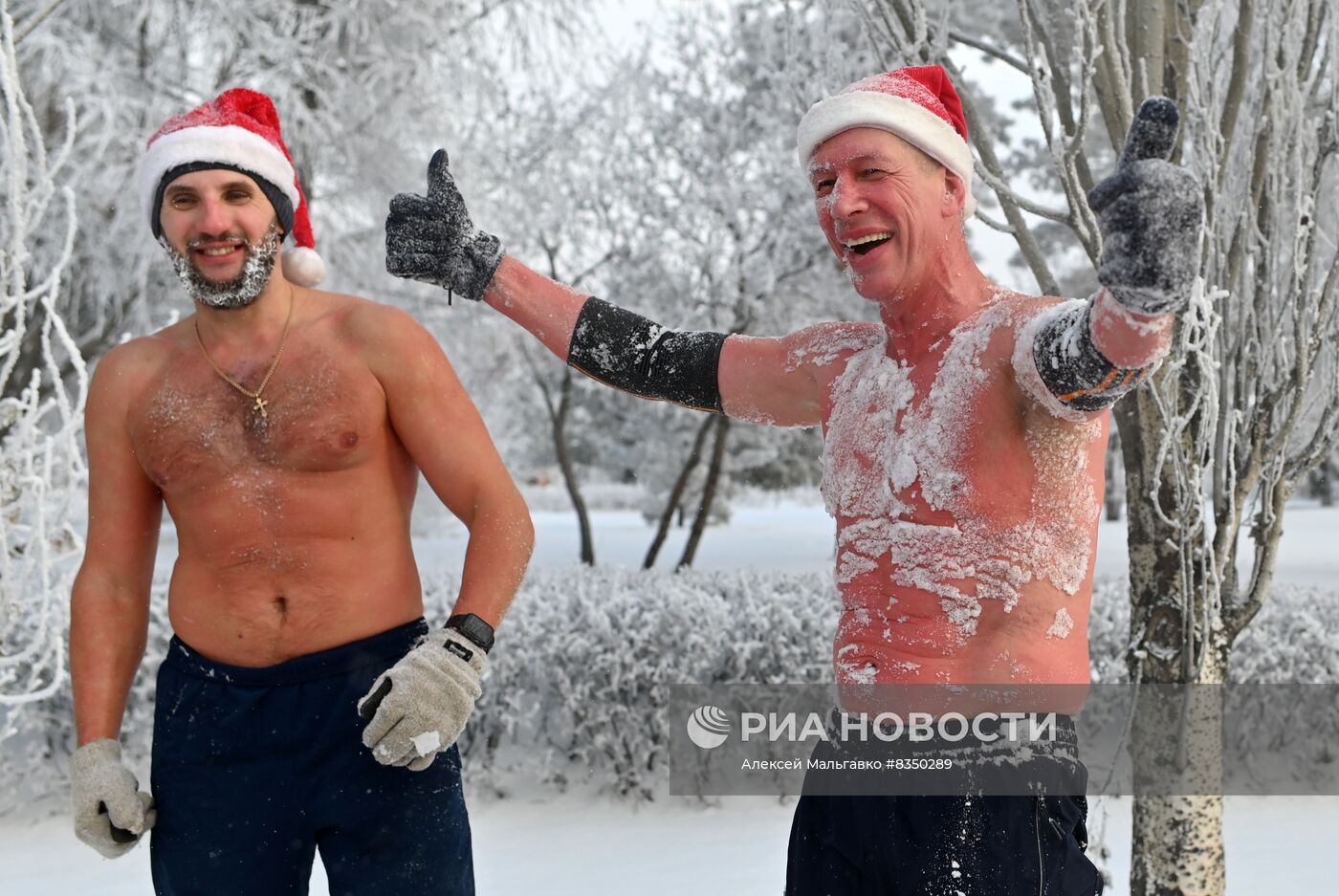 Новогодний забег в Омске