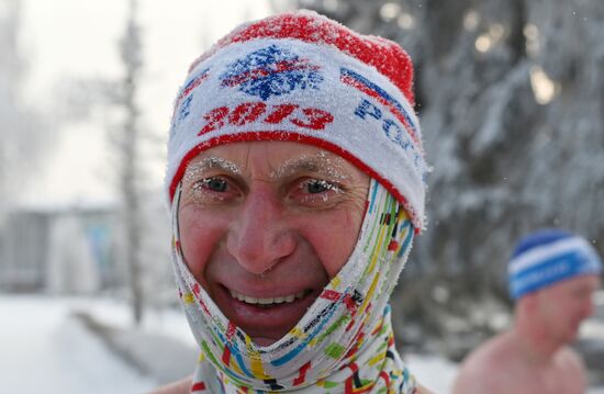 Новогодний забег в Омске