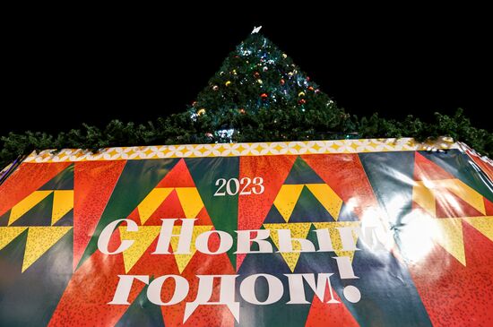 Празднование Нового года в регионах России