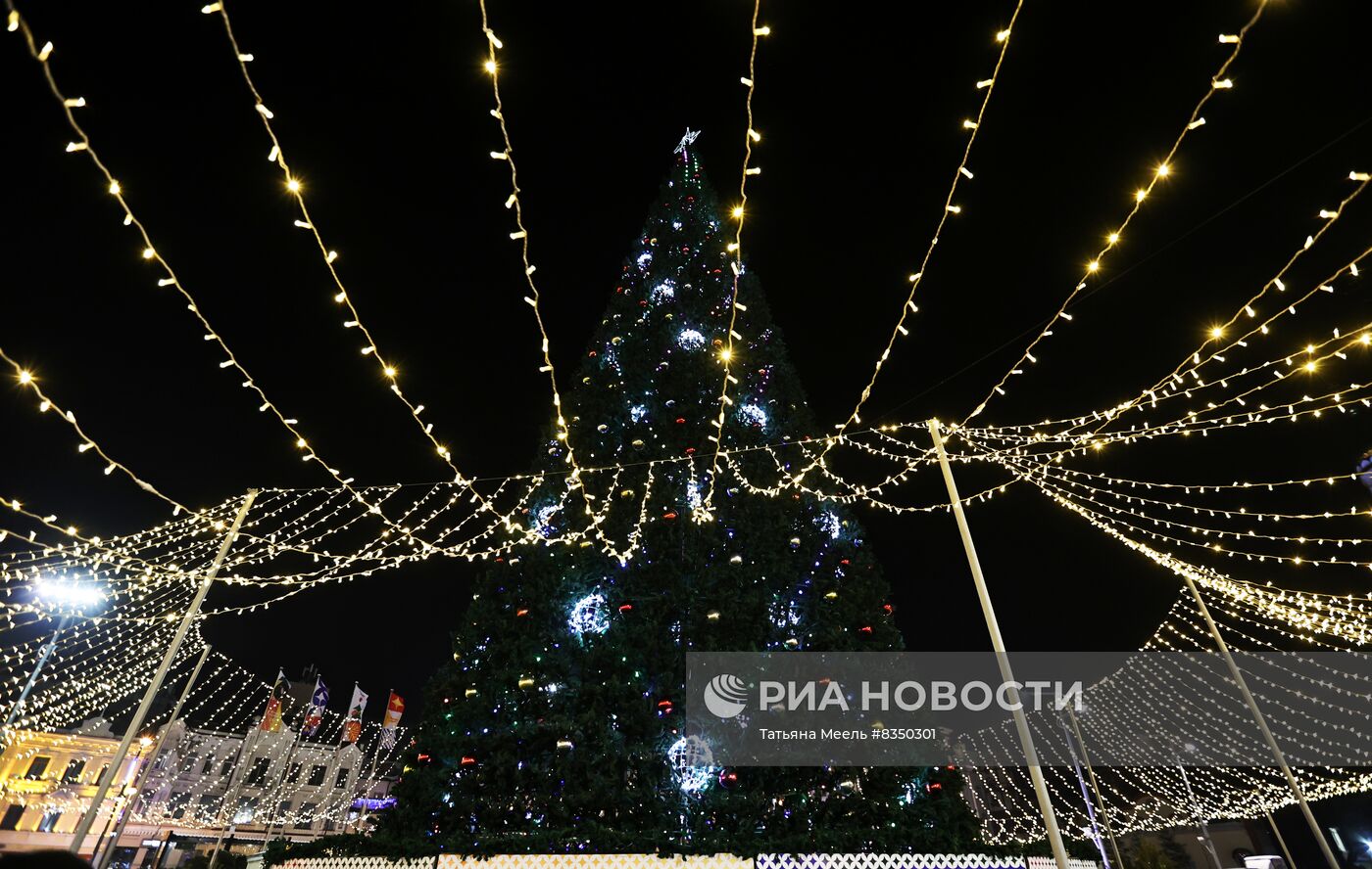 Празднование Нового года в регионах России