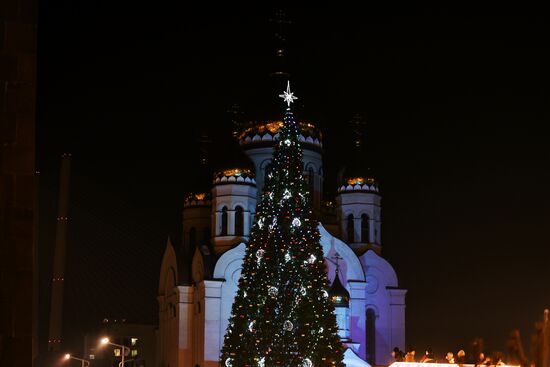 Празднование Нового года в регионах России