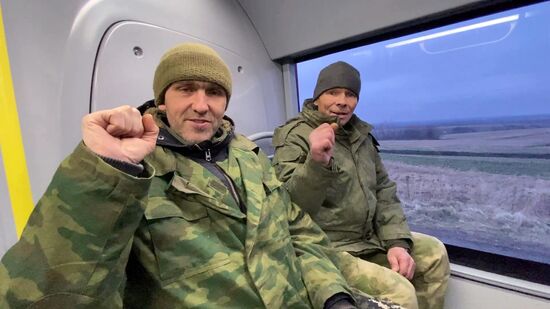 Из украинского плена вернулись 82 российских военнослужащих