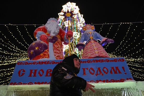 Празднование Нового года в регионах России