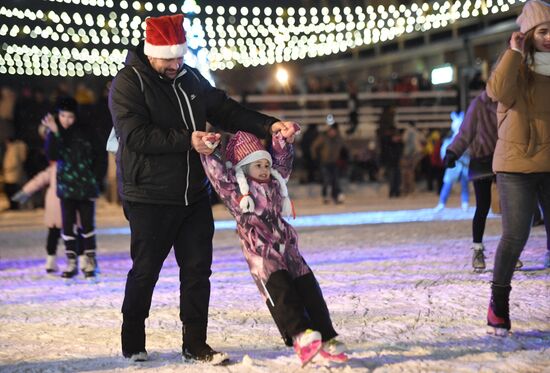 Празднование Нового года в регионах России