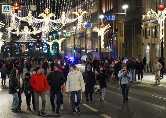 Празднование Нового года в регионах России