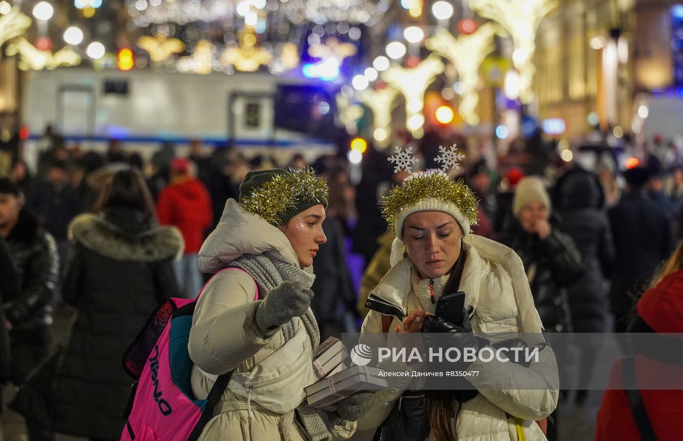 Празднование Нового года в регионах России