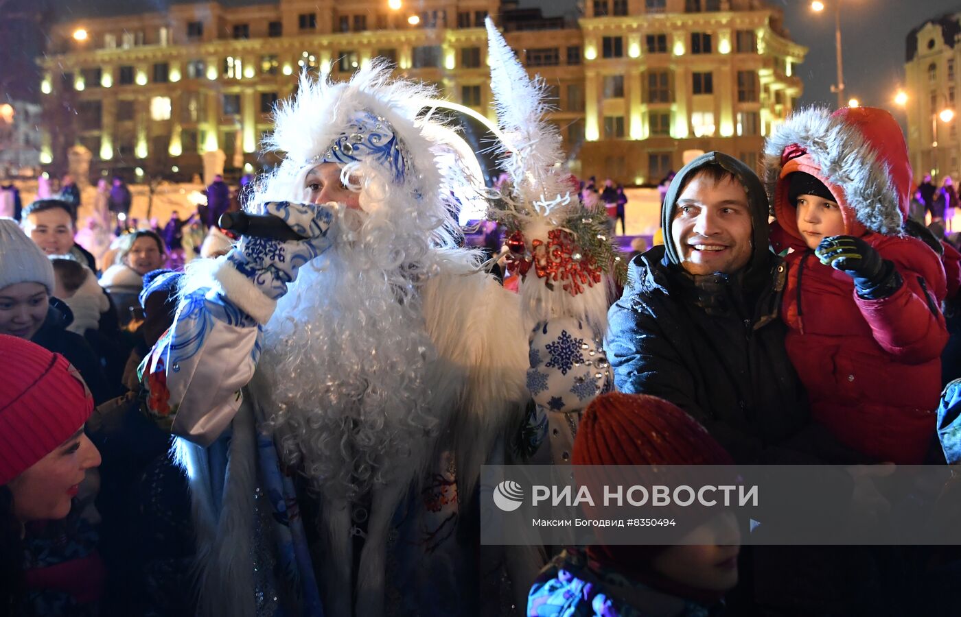 Празднование Нового года в регионах России