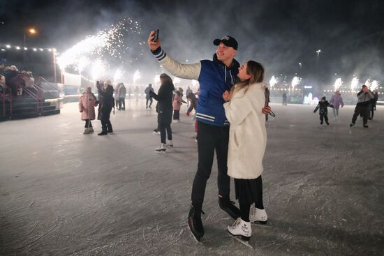 Празднование Нового года в регионах России