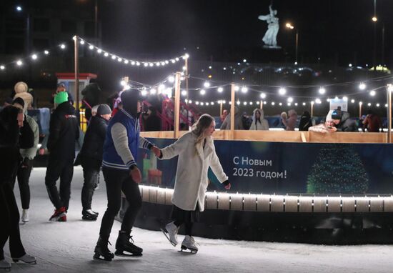 Празднование Нового года в регионах России