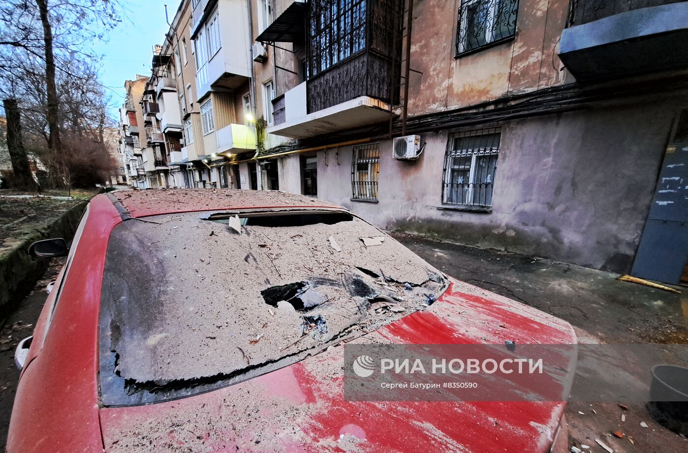 ВСУ обстреляли центр Донецка в новогоднюю ночь