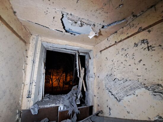 ВСУ обстреляли центр Донецка в новогоднюю ночь