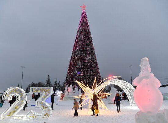 Новогодний отдых в регионах России