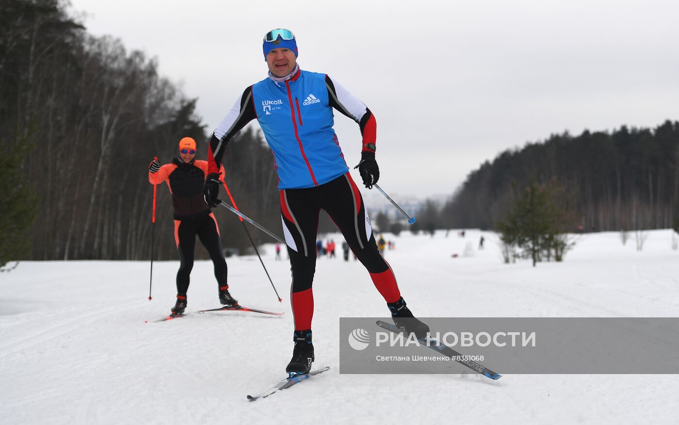 Отдых горожан в парках Москвы