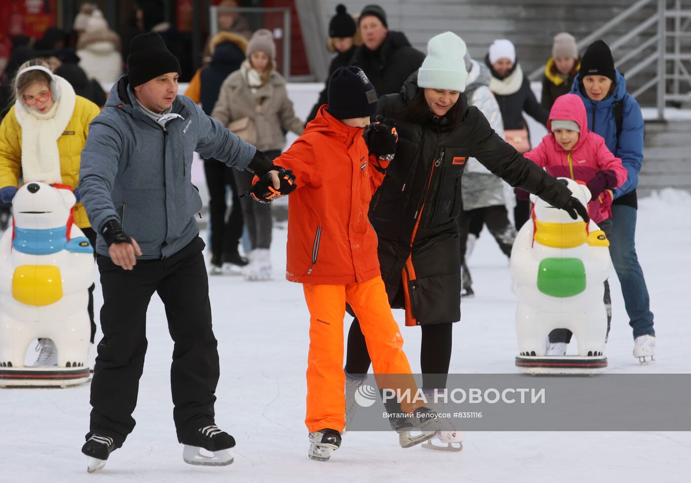 Отдых горожан в парках Москвы