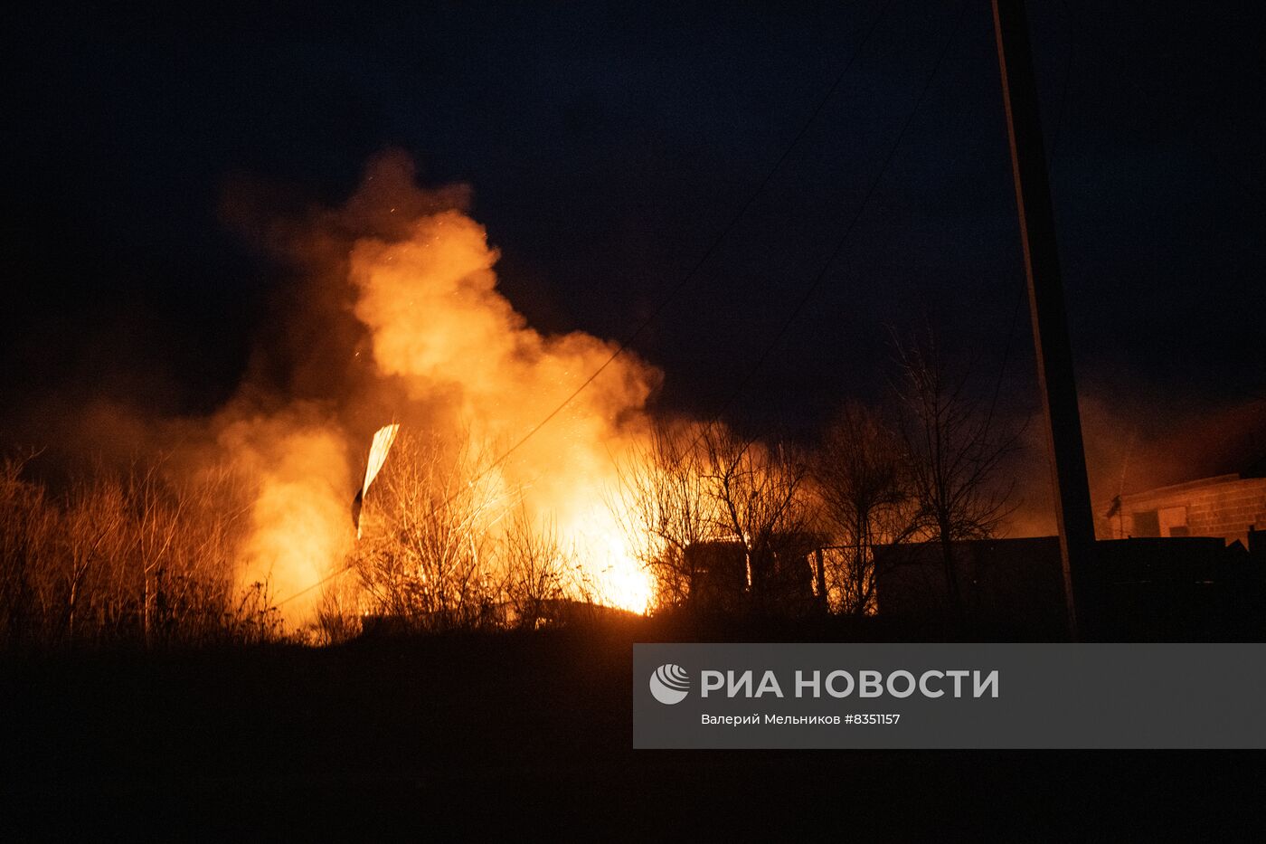 Обстрел Петровского района Донецка