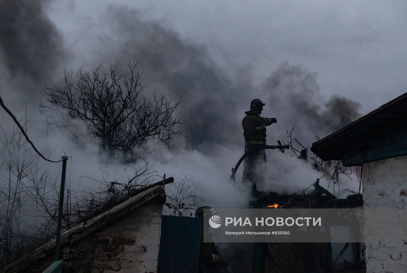 Обстрел Петровского района Донецка