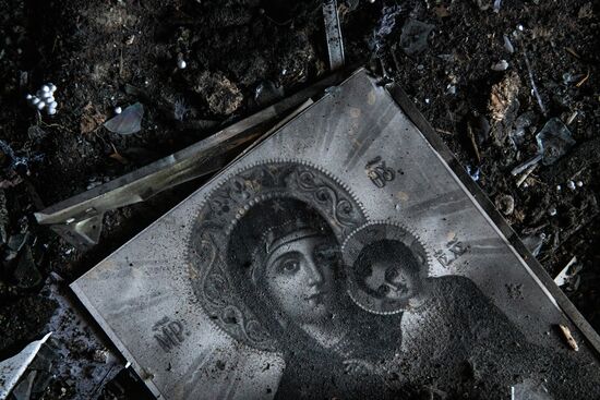 Обстрел Петровского района Донецка