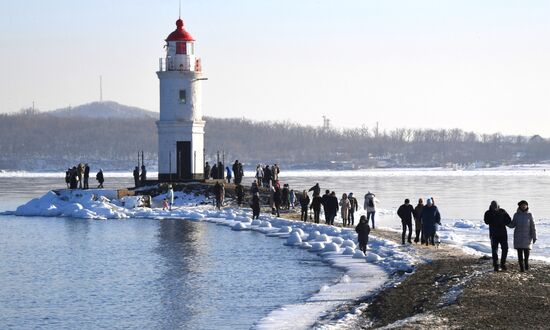 Отдых жителей Владивостока в новогодние каникулы
