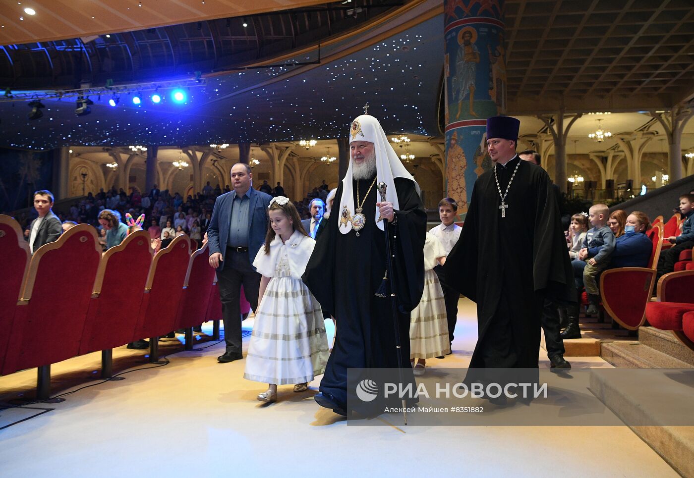 Патриаршая Рождественская елка в Храме Христа Спасителя 