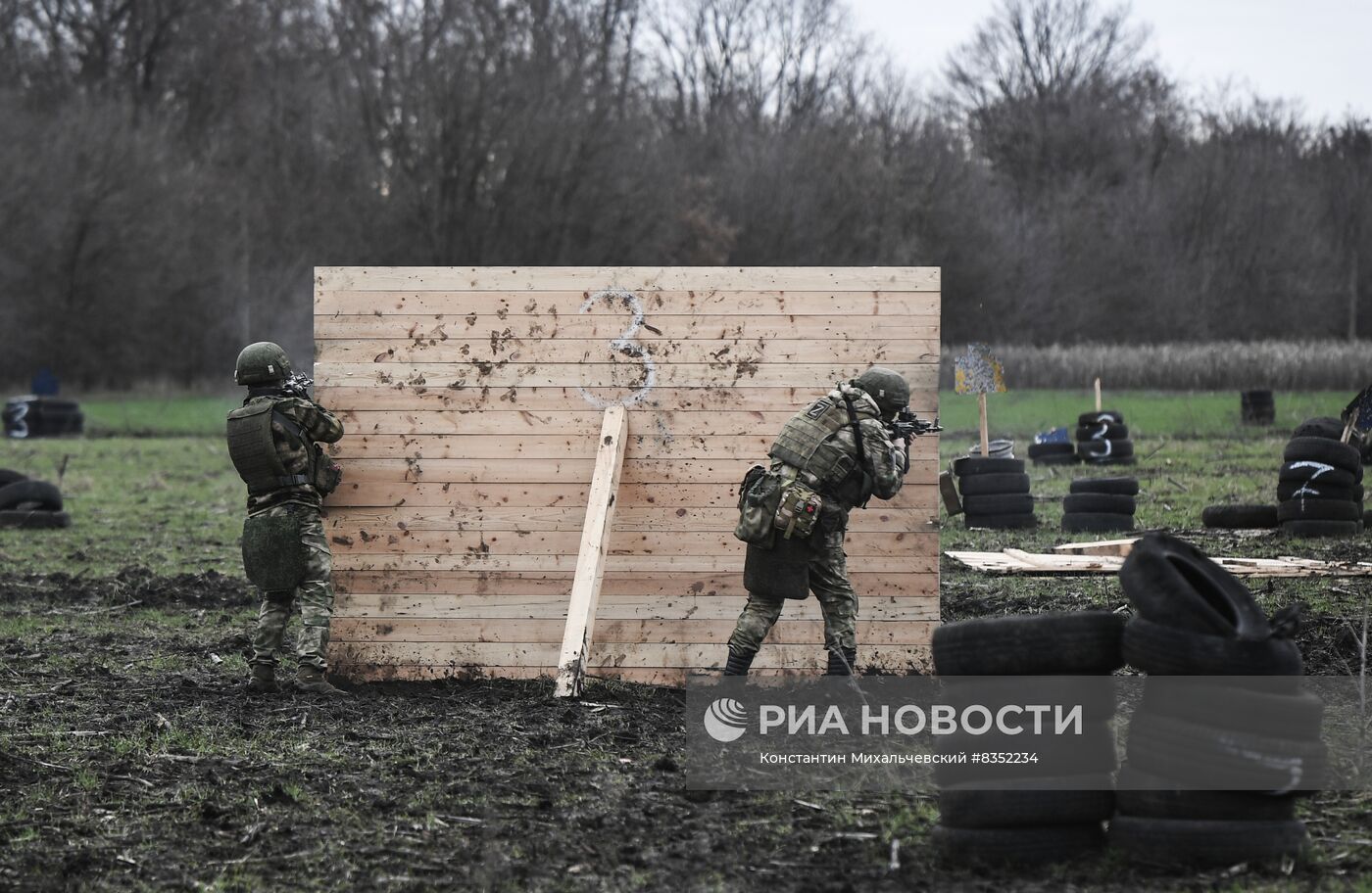 Обучение мобилизованных на Запорожском направлении