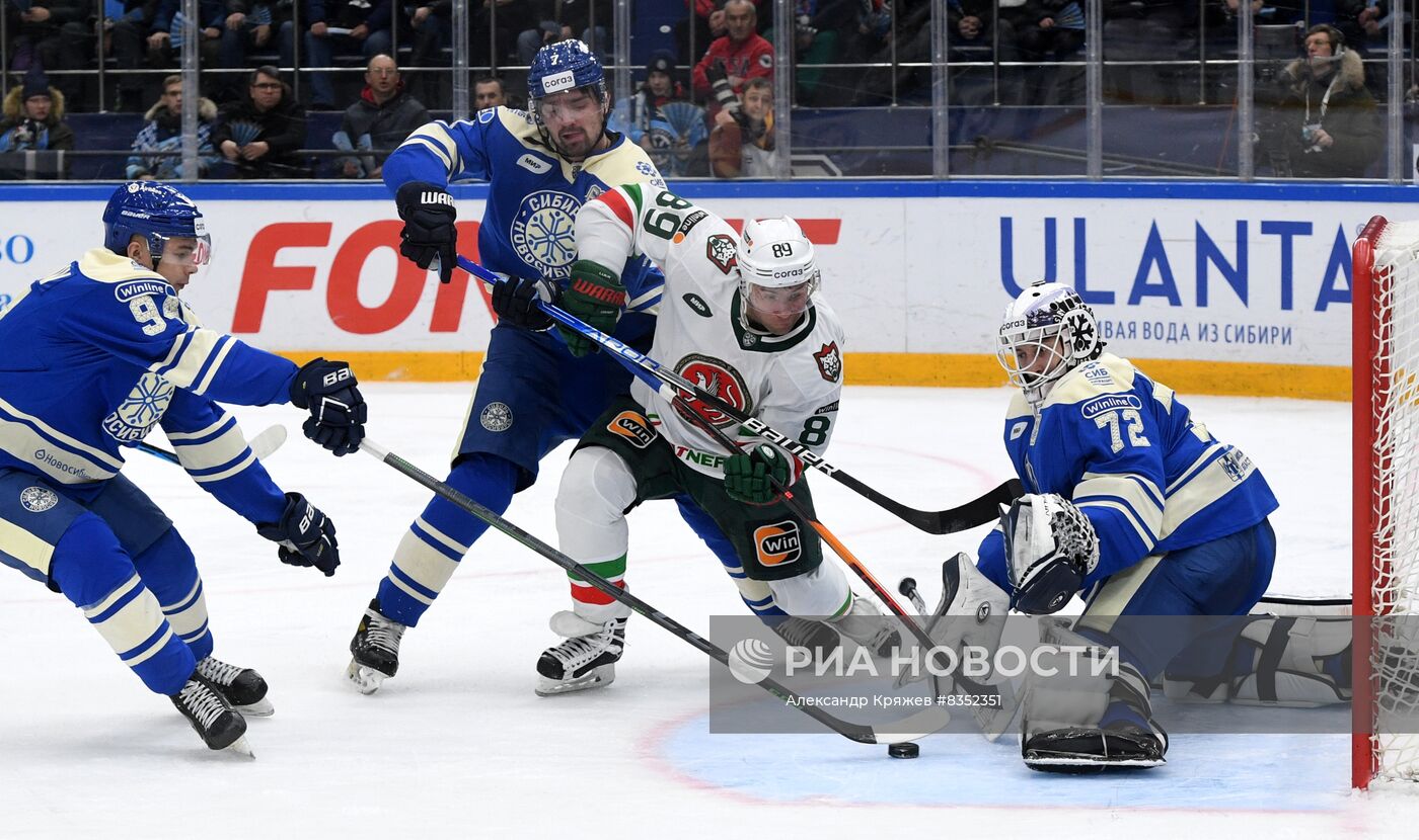 Хоккей. КХЛ. Матч "Сибирь" - "Ак Барс"