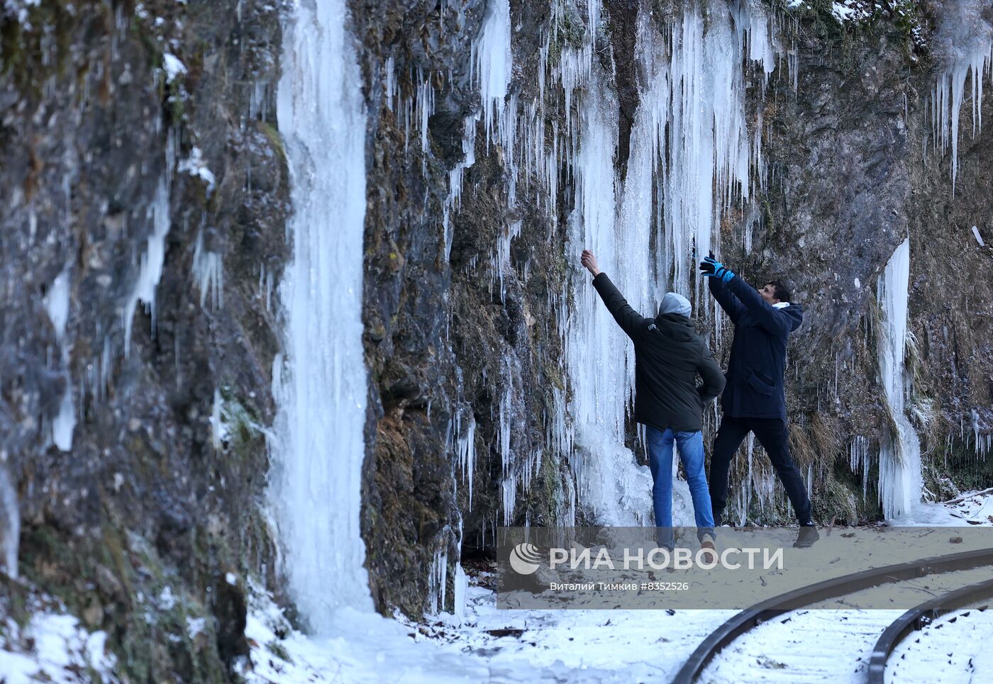 Сильные морозы в регионах России