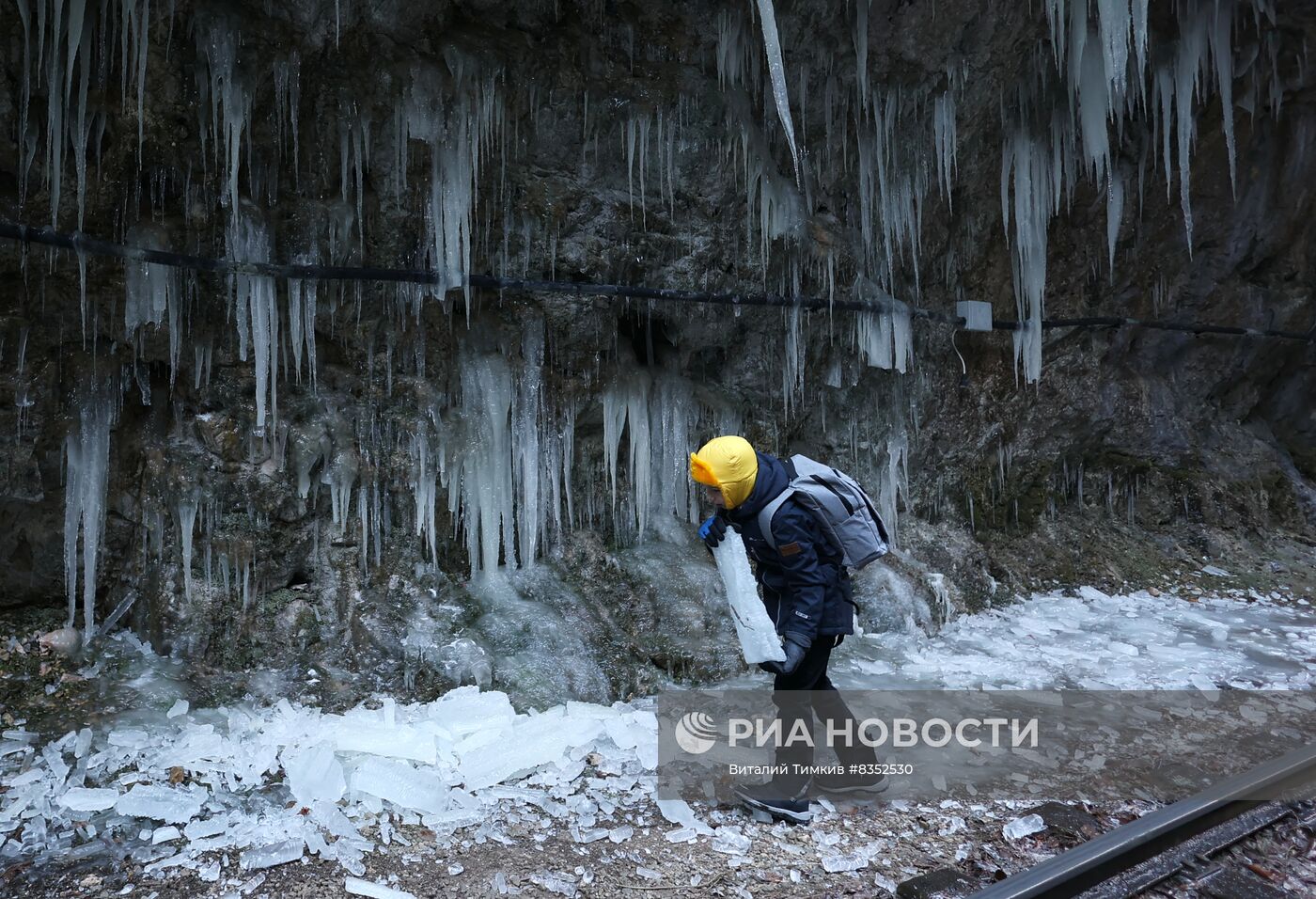 Сильные морозы в регионах России