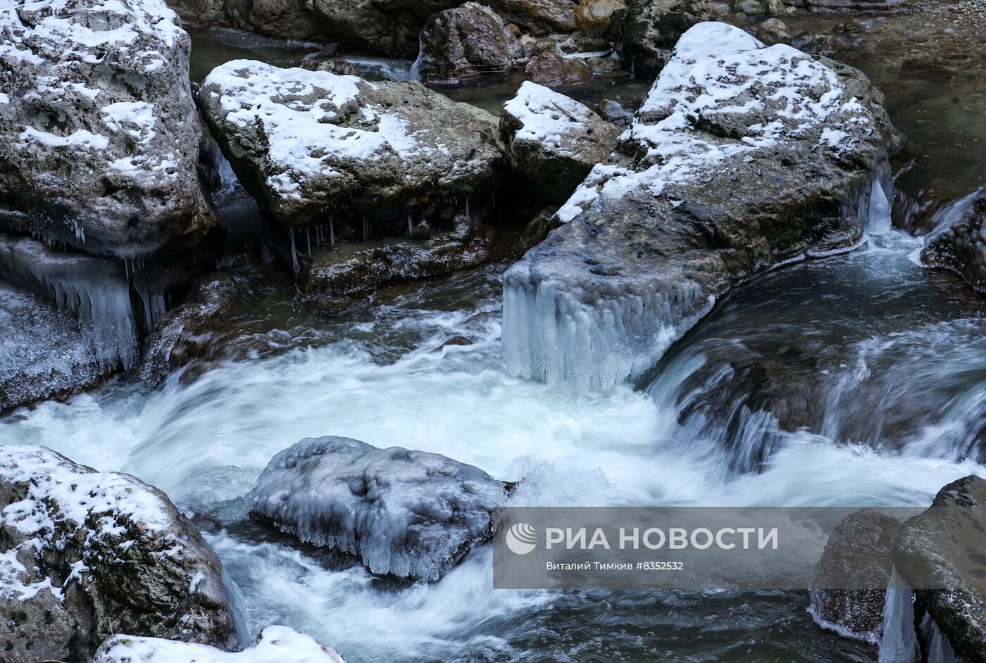 Сильные морозы в регионах России