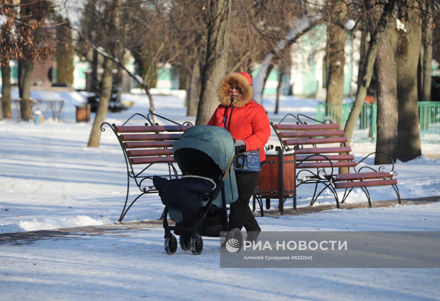 Сильные морозы в регионах России