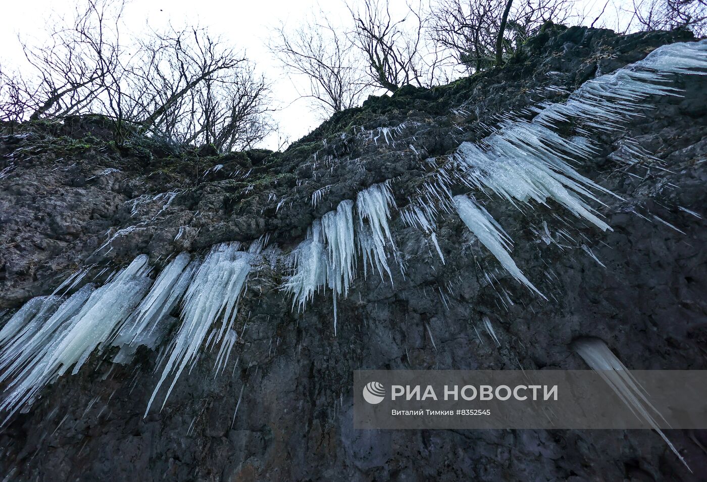 Сильные морозы в регионах России