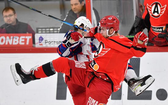 Хоккей. КХЛ. Матч "Автомобилист" - ЦСКА