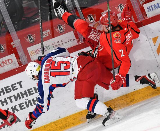 Хоккей. КХЛ. Матч "Автомобилист" - ЦСКА