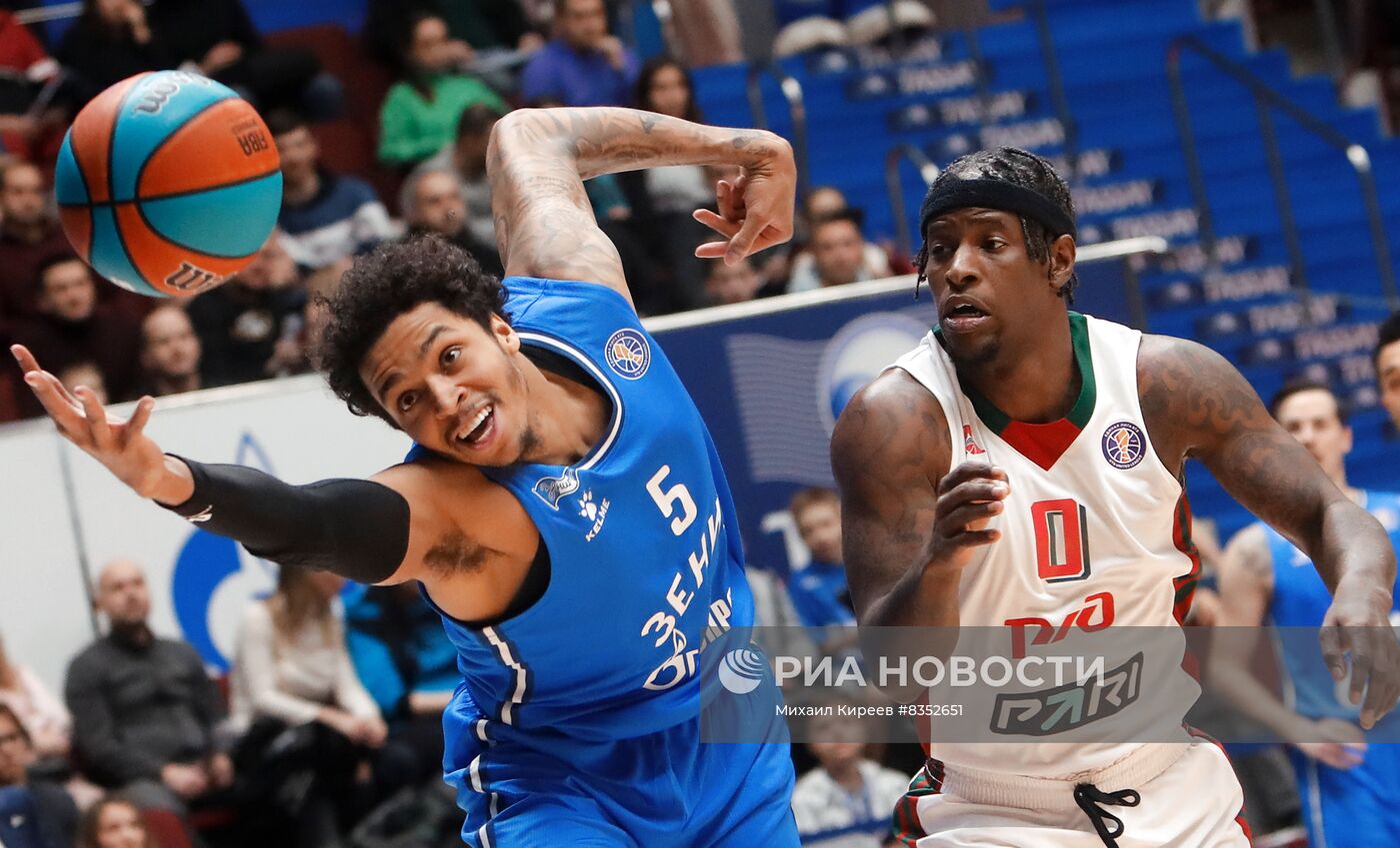 Баскетбол. Единая лига ВТБ. Матч "Зенит" - "Локомотив-Кубань"