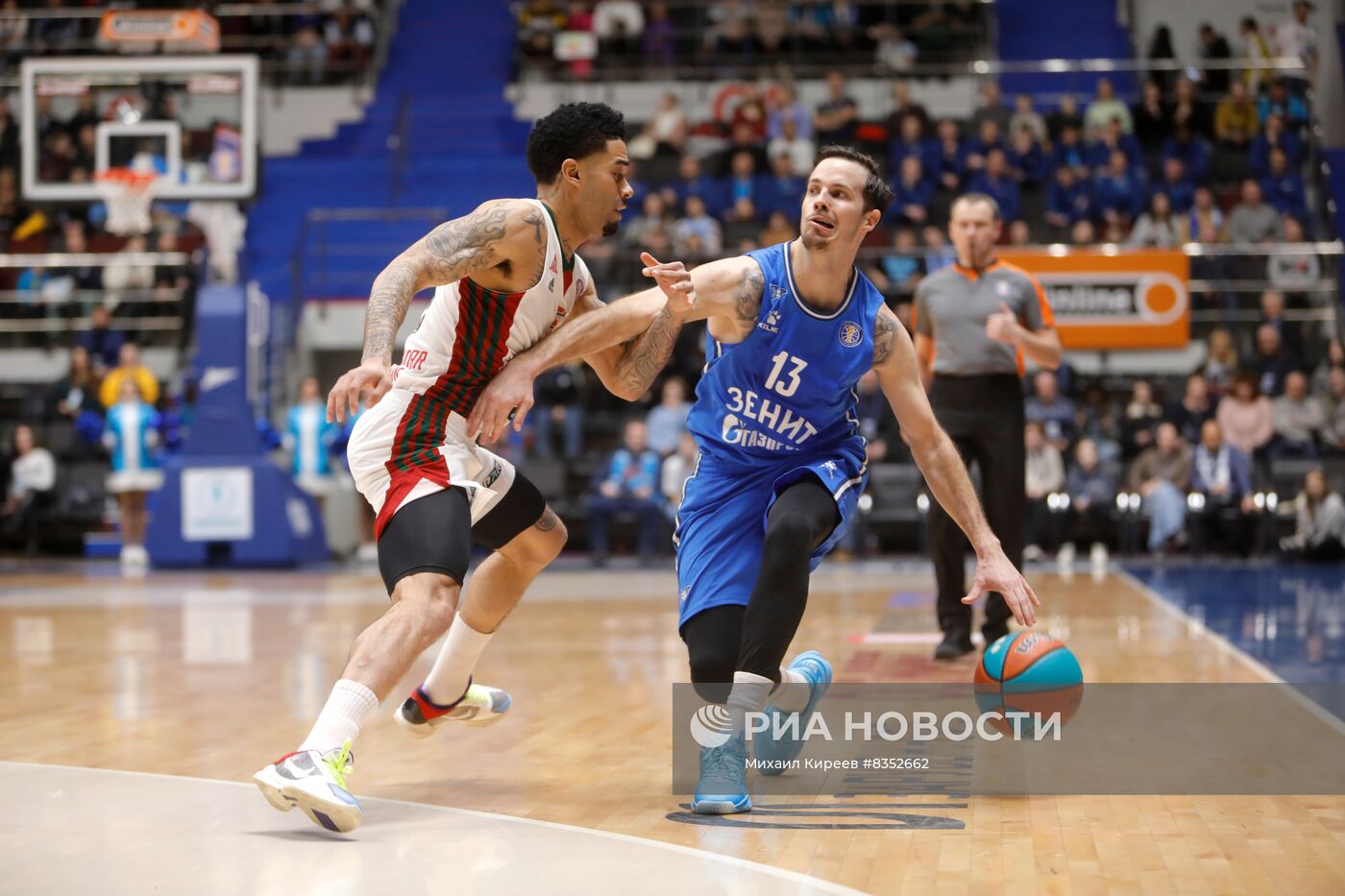 Баскетбол. Единая лига ВТБ. Матч "Зенит" - "Локомотив-Кубань"