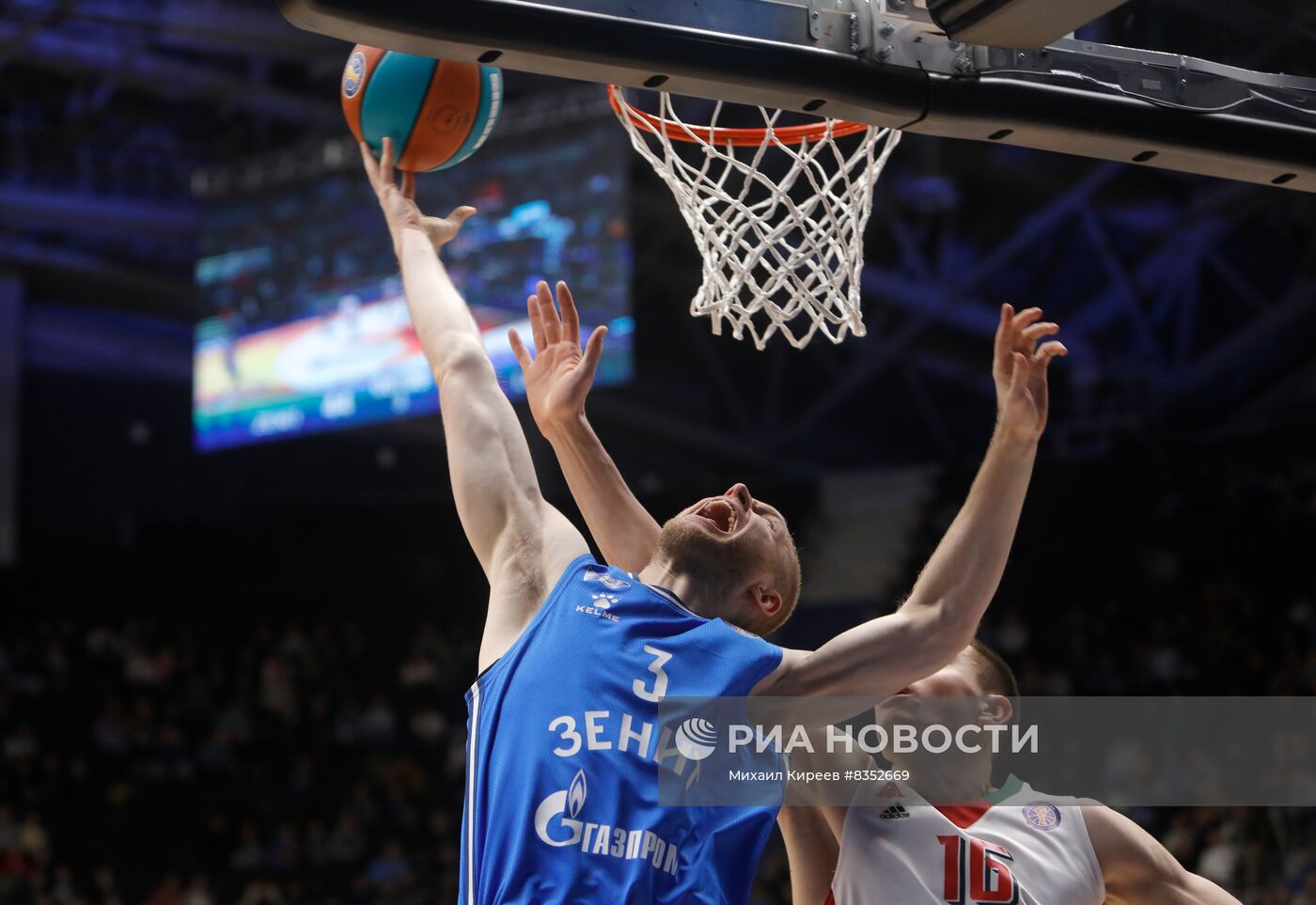 Баскетбол. Единая лига ВТБ. Матч "Зенит" - "Локомотив-Кубань"