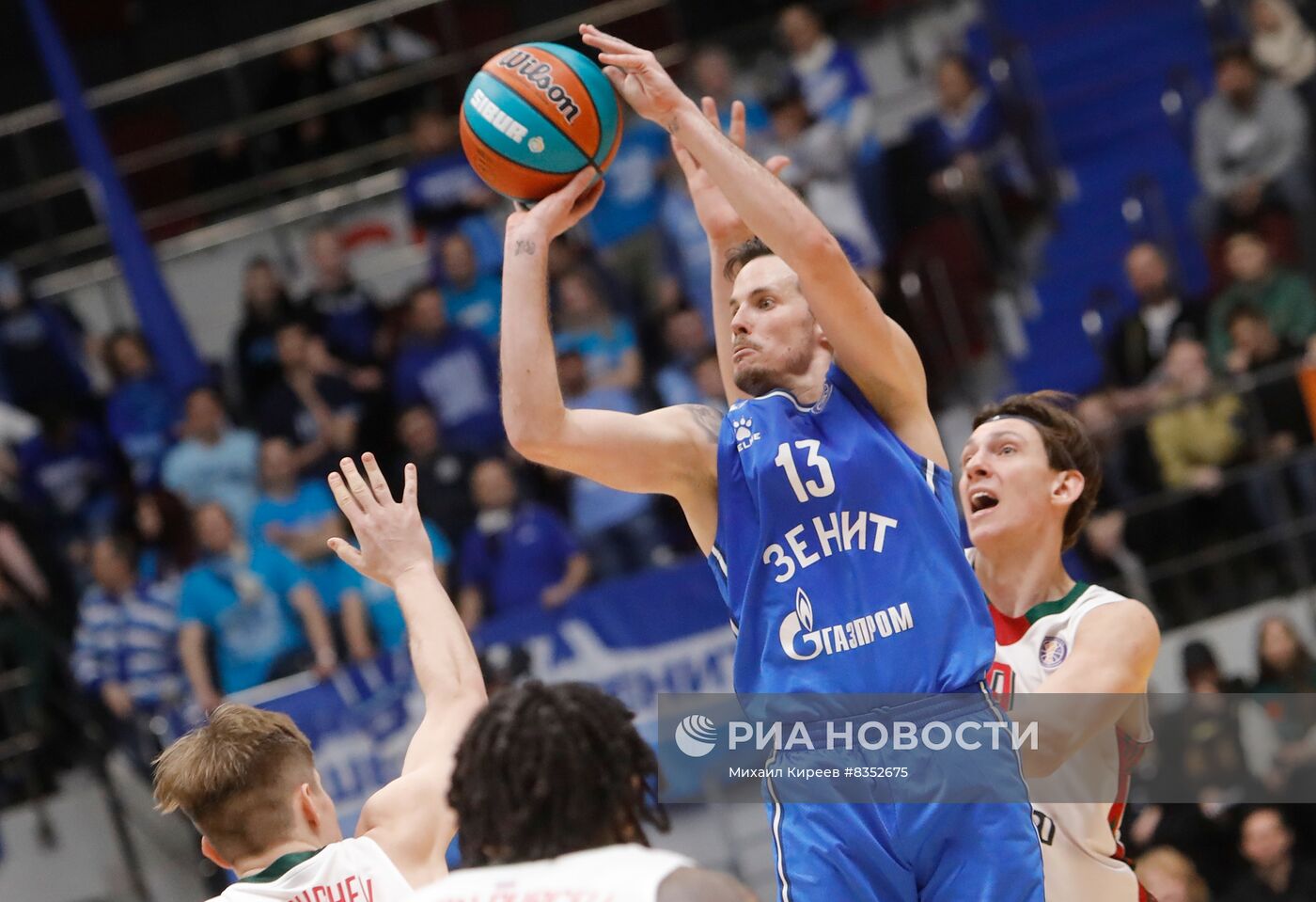 Баскетбол. Единая лига ВТБ. Матч "Зенит" - "Локомотив-Кубань"