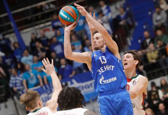 Баскетбол. Единая лига ВТБ. Матч "Зенит" - "Локомотив-Кубань" 