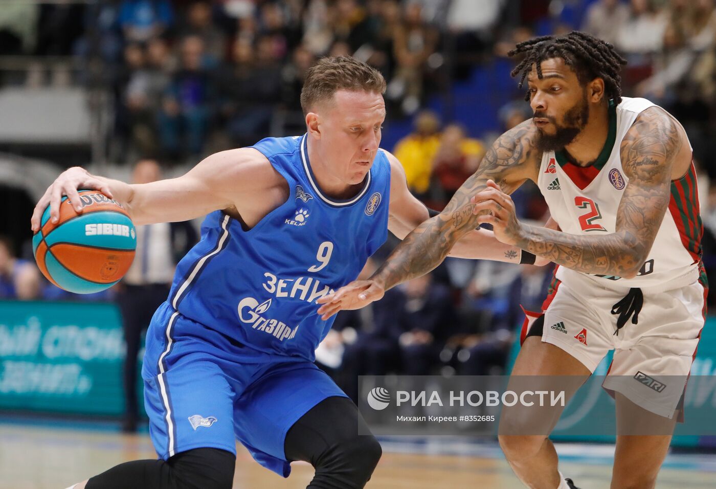 Баскетбол. Единая лига ВТБ. Матч "Зенит" - "Локомотив-Кубань"