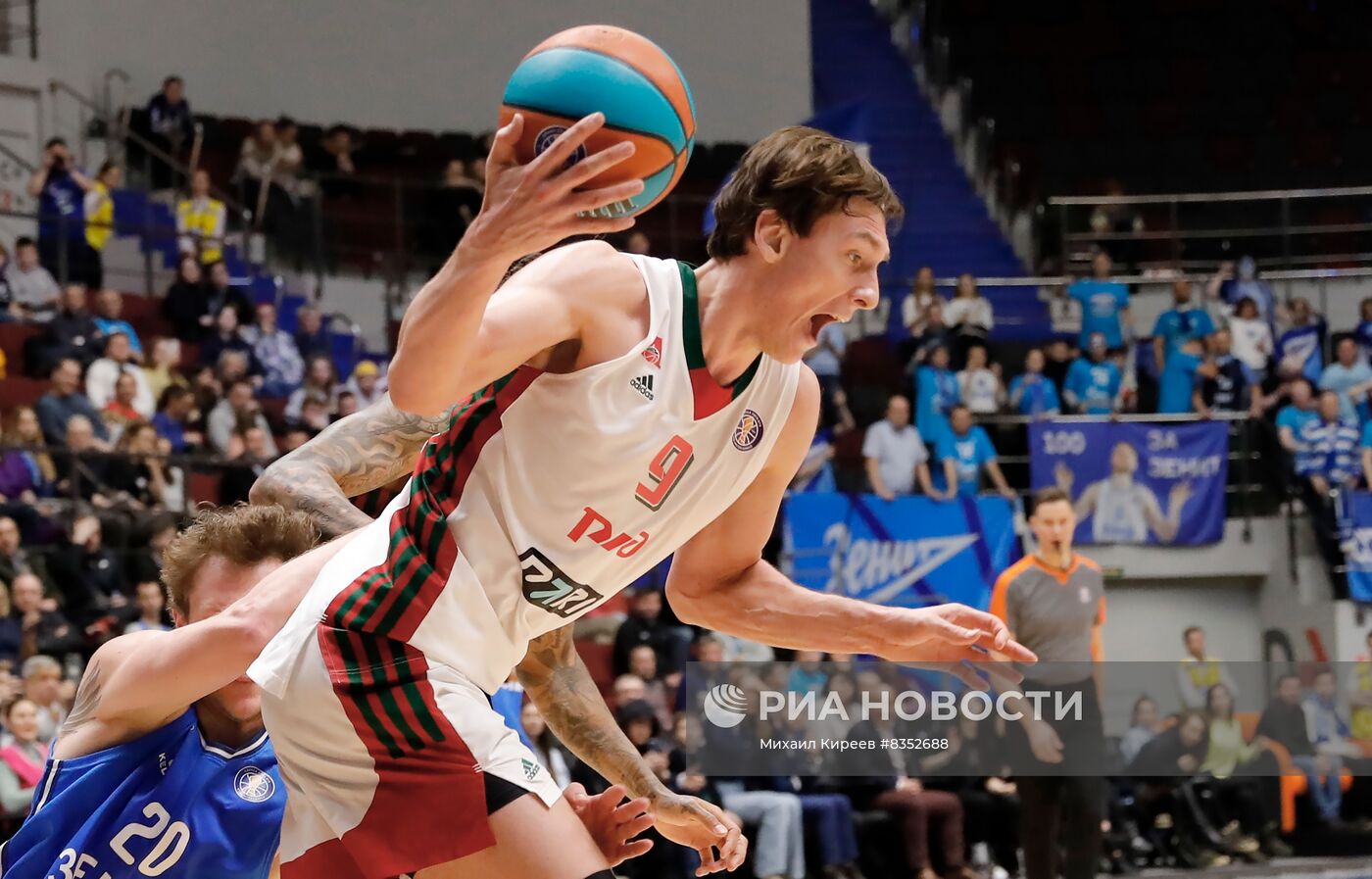 Баскетбол. Единая лига ВТБ. Матч "Зенит" - "Локомотив-Кубань"